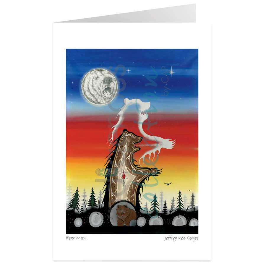 Bear Moon by artist Jeffrey Red George – Indigenous Collection and CAP ...