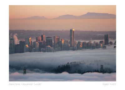 Downtown Vancouver Sunset