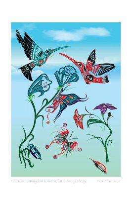 Heiltsuk Hummingbirds and Butterflies – Sharing The Joy