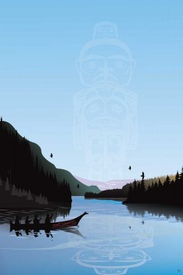 Winter Canoe Warrior Spirit