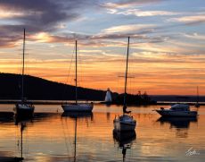 Baddeck Sunrise Boats, NS