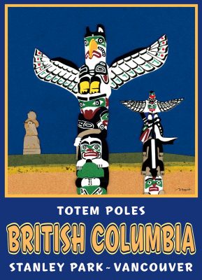 Totem Poles, Stanley Park, Vancouver