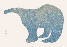 Large Bear, 1961, Stonecut & Stencil, 54 x 76.2 cm