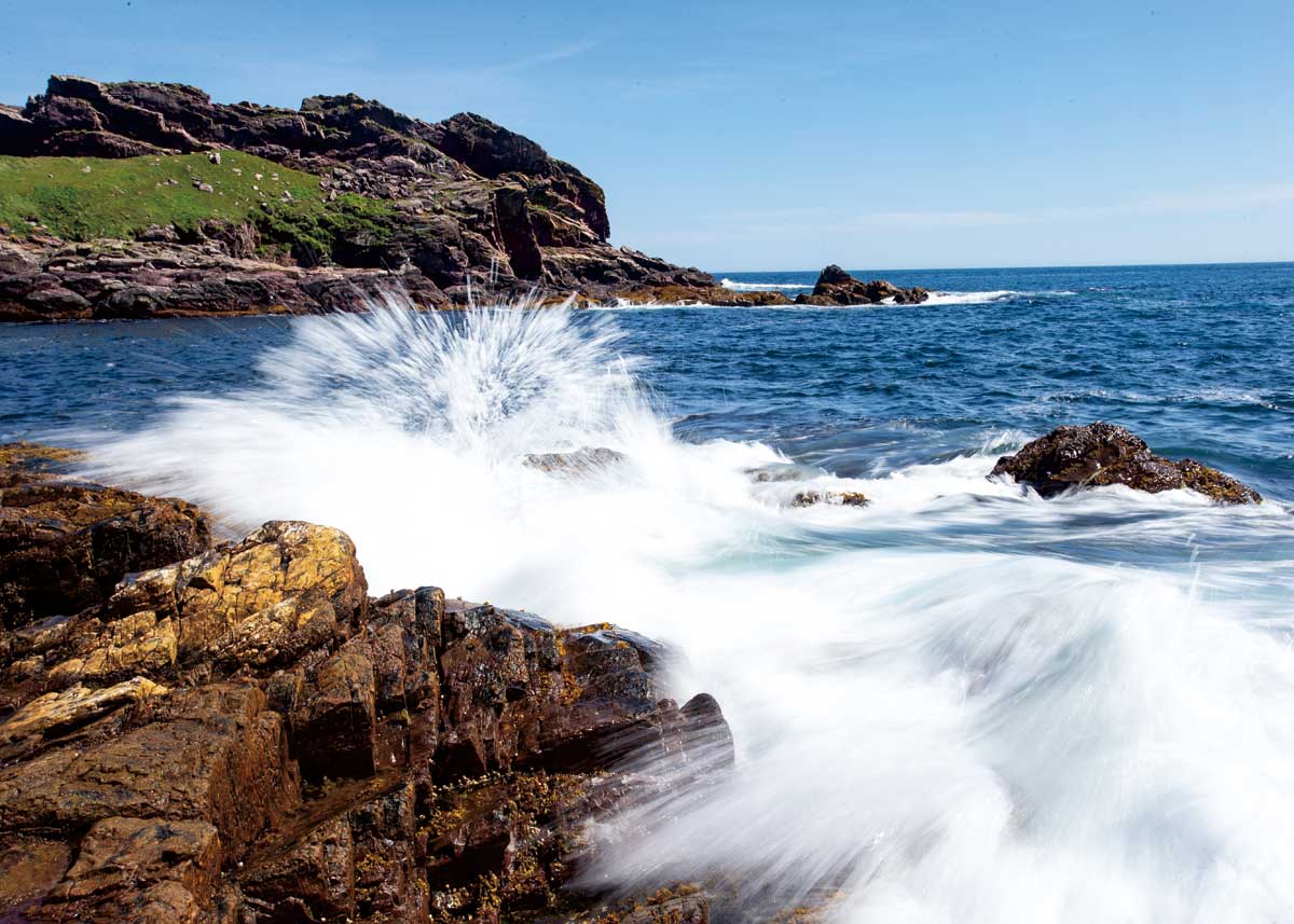 Waves Rush In, Ferryland, NL