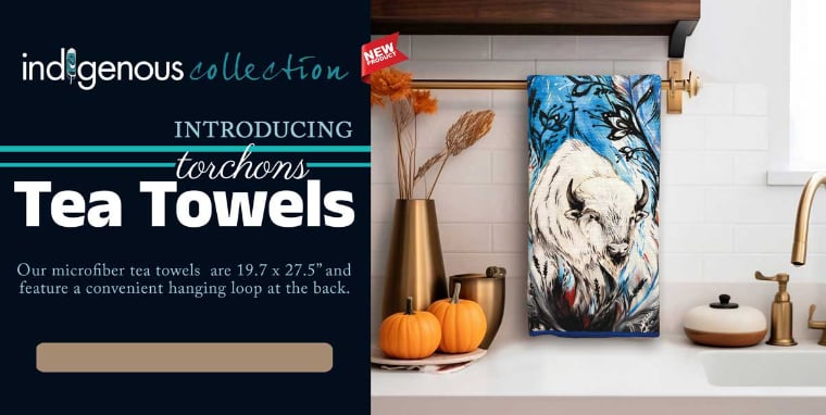 Indigenous Collection Torchons Tea Towels 2024 V2