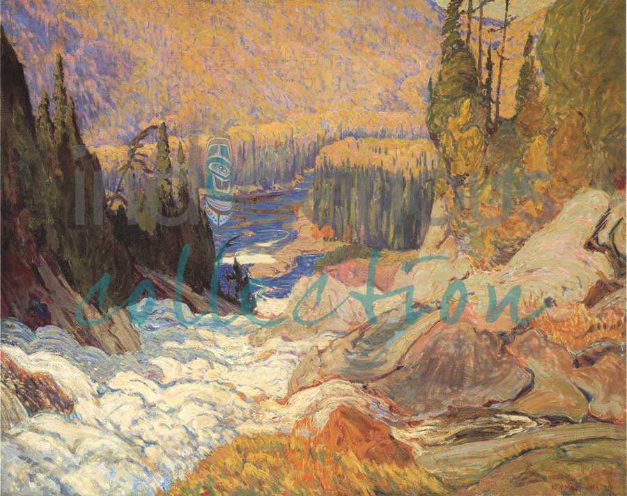 Falls, Montreal River by artist J.E.H. Mac Donald