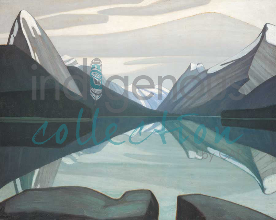 Maligne Lake, Jasper Park by artist Lawren S. Harris