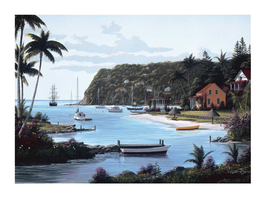 Island Paradise by artist  Bill Saunders