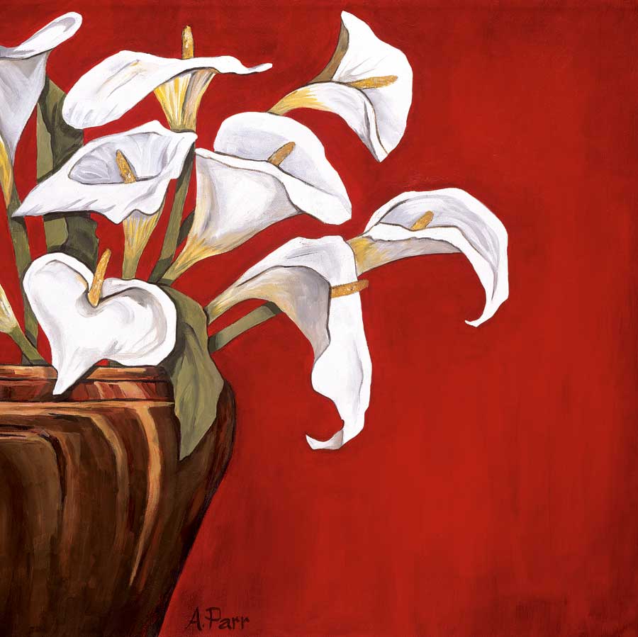 Callas on Red by artist  Ann Parr