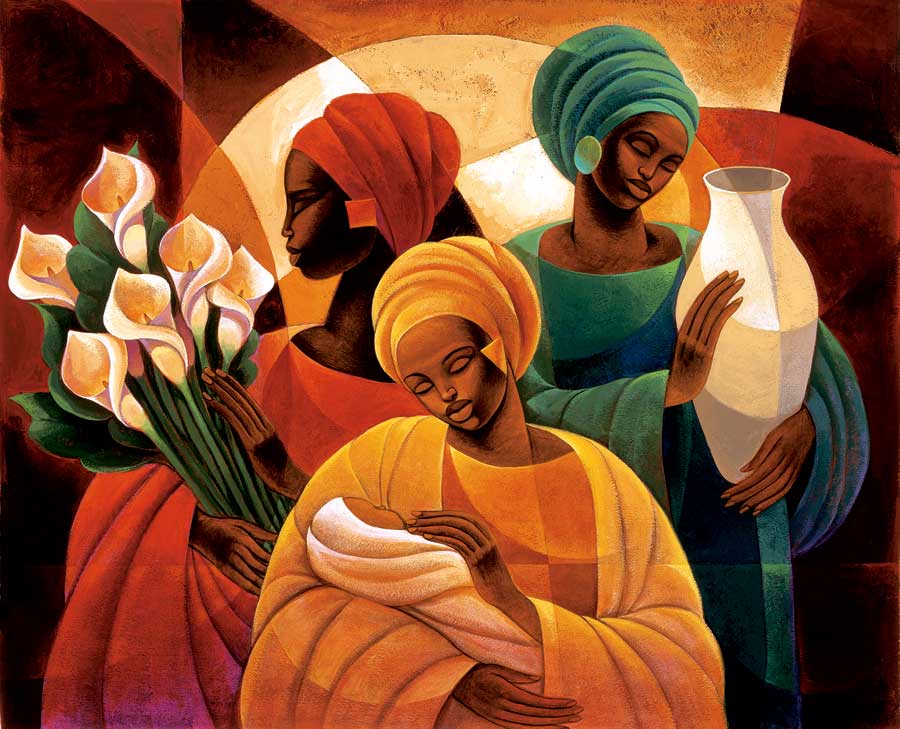 Caress by artist  Keith Mallett