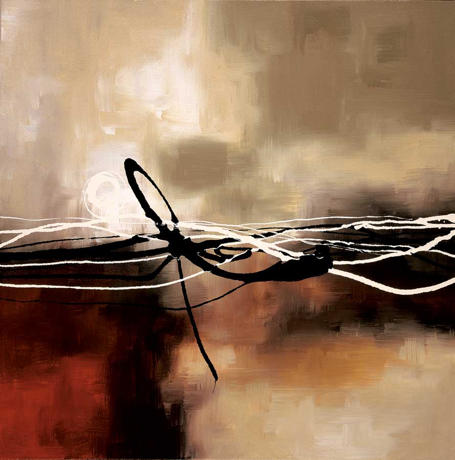 Symphony in Red and Khaki II by artist  Laurie Maitland