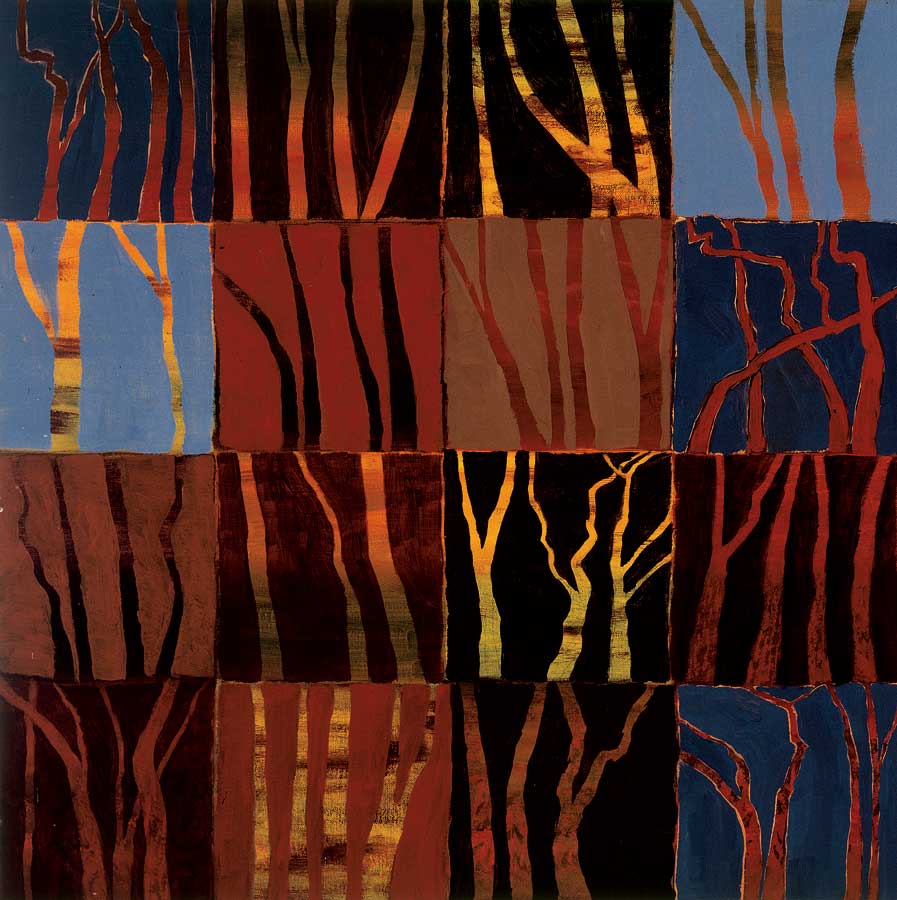 Red Trees I by artist  Gail Altschuler