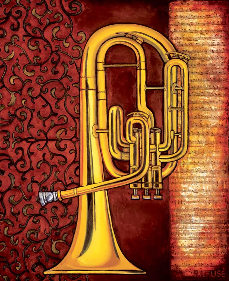 Tenor Horn by artist Will Rafuse – Indigenous Collection and CAP & Winn ...