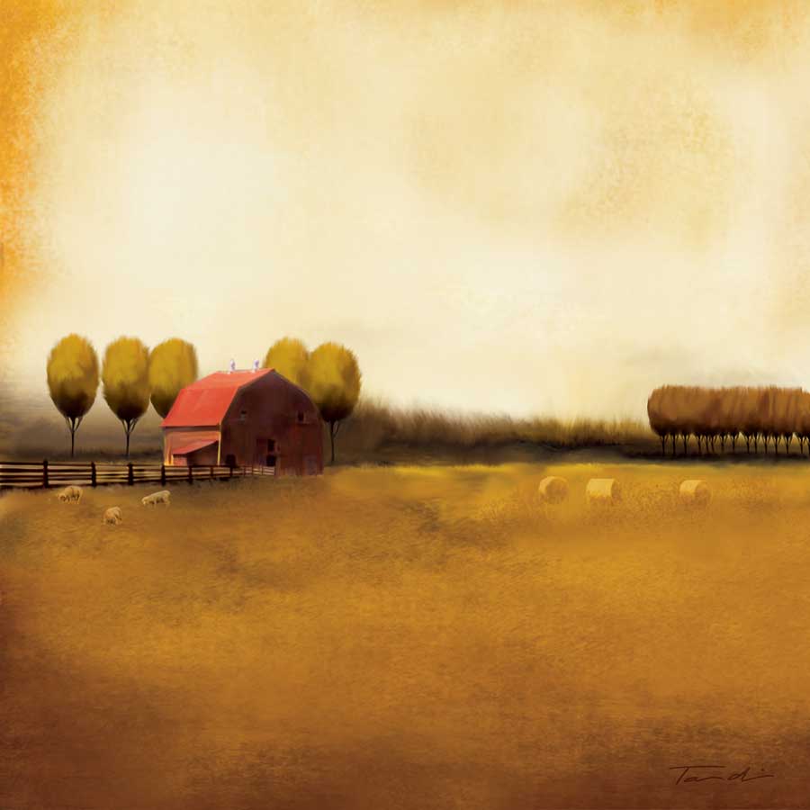 Rural Landscape II by artist Tandi Venter – Indigenous Collection and ...