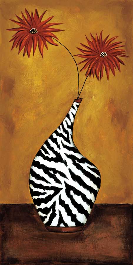 Safari Floral I by artist  Krista Sewell