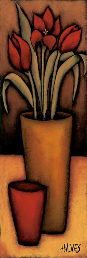 Tulipas Vermelhas by artist  H  Alves