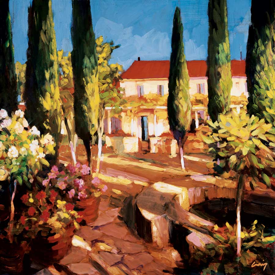 Villa Garden by artist  Philip Craig