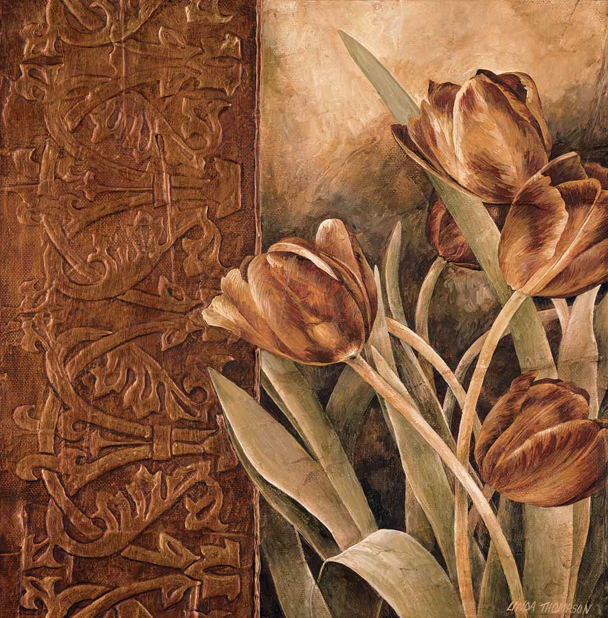 Copper Tulips I by artist  Linda Thompson
