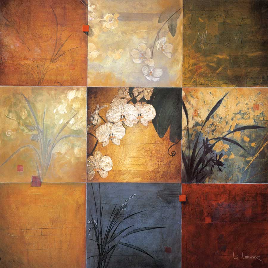 Orchid Nine Patch by artist  Don Li-Leger