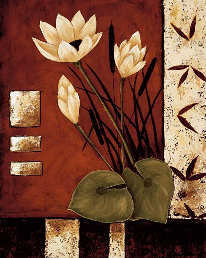 Lotus Silhouette I by artist  Krista Sewell