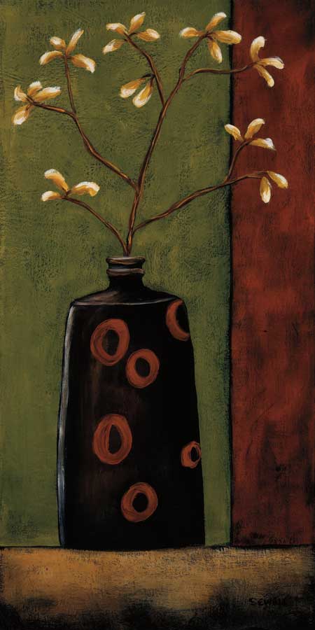 Asian Accents I by artist  Krista Sewell