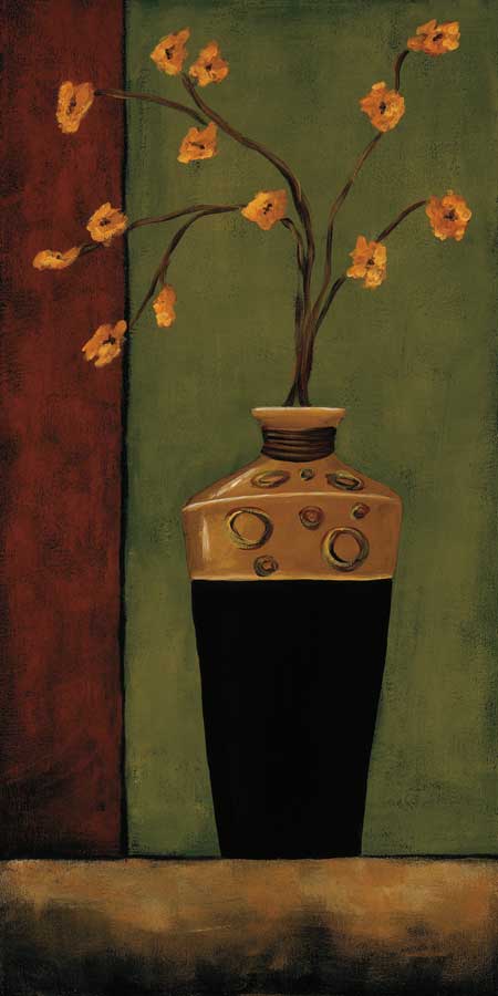 Asian Accents II by artist Krista Sewell