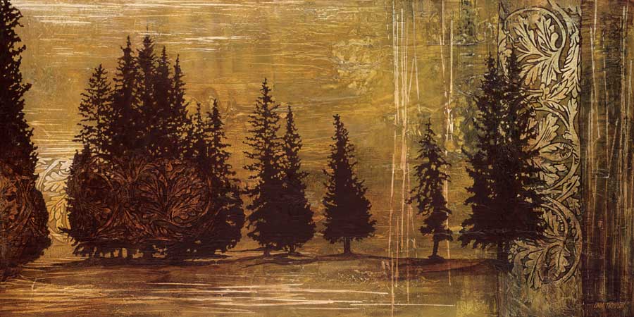 Forest Silhouettes I by artist  Linda Thompson