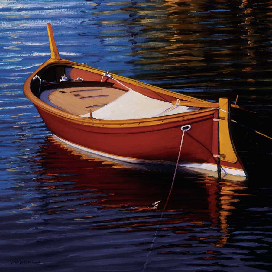 Piccolo Barca Rossa by artist  Tom  Swimm