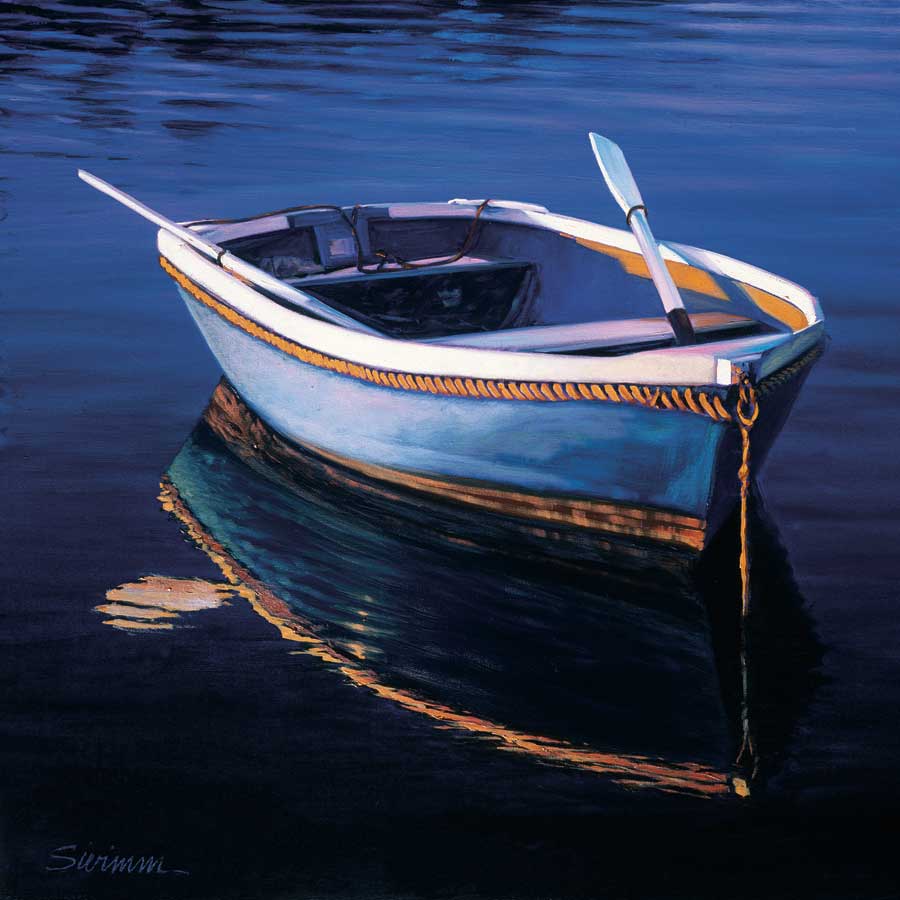 Harbor Glow by artist  Tom  Swimm