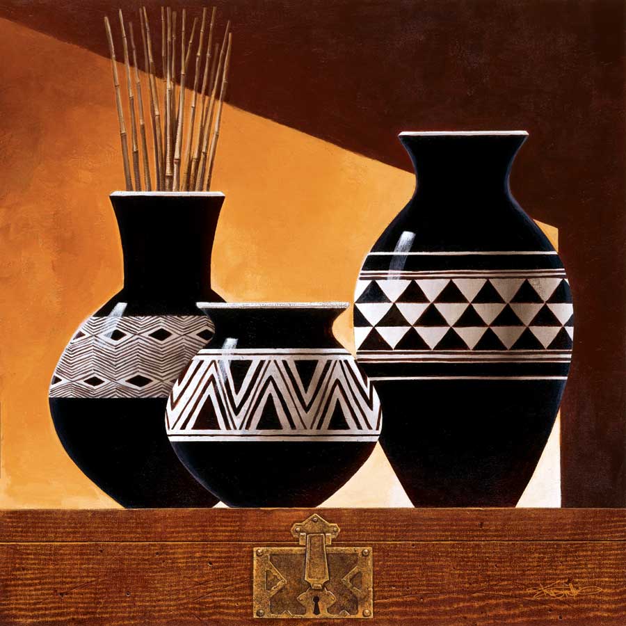 Patterns in Ebony II by artist  Keith Mallett