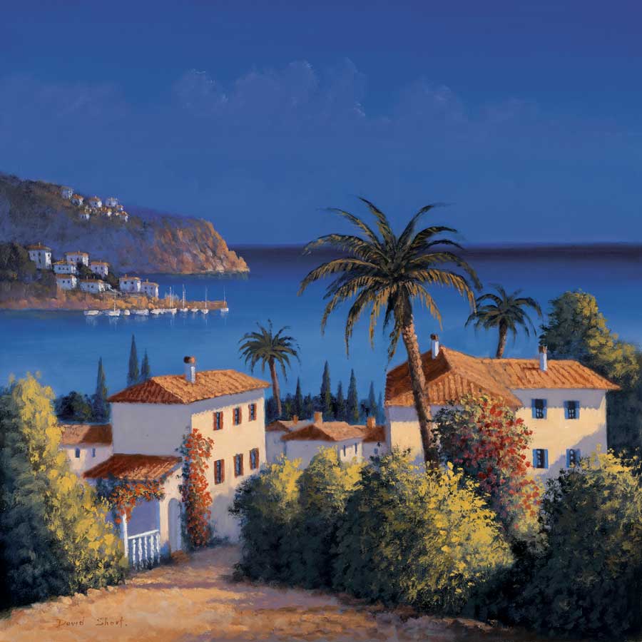 Mediterranean Morning Shadows by artist  David Short