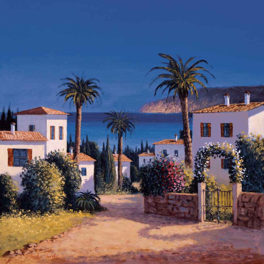 Mediterranean Morning Shadows by artist  David Short