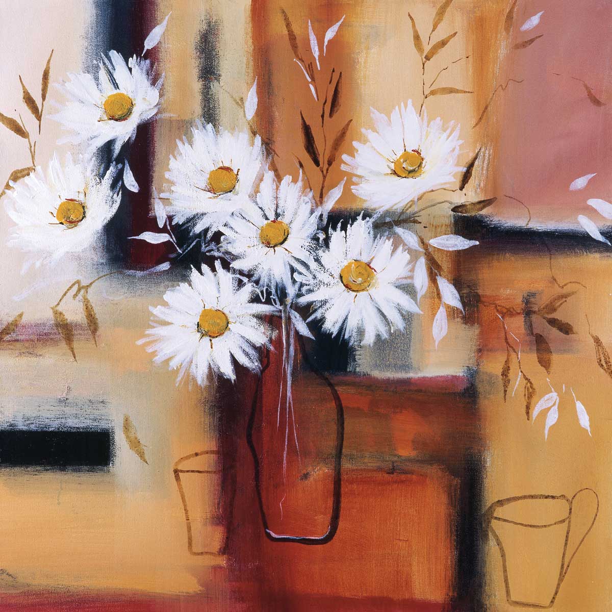 Daisy Impressions II by artist  Natasha Barnes