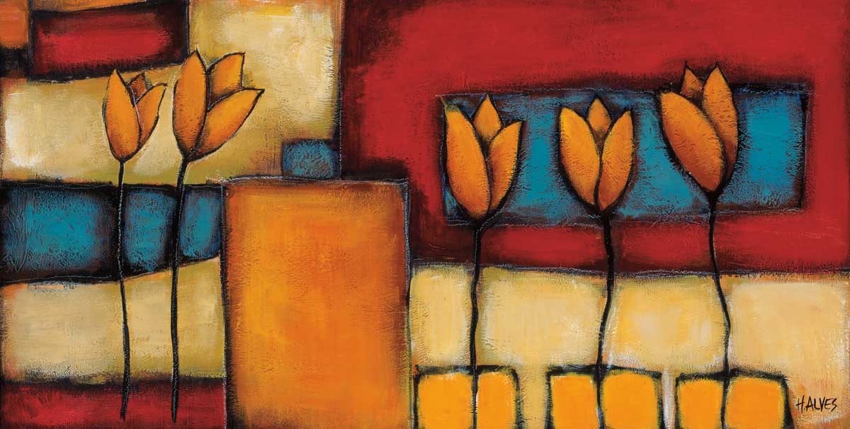 Floral Abstract I by artist  H. Alves