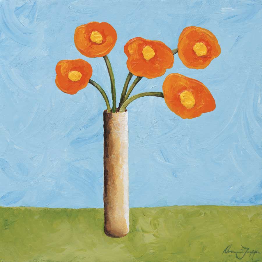 Marmalade Bouquet I by artist  Jocelyne Anderson-Tapp