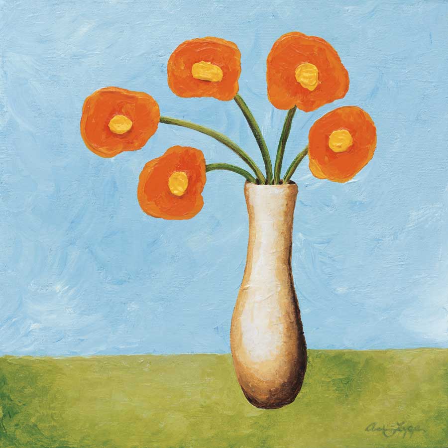Marmalade Bouquet II by artist  Jocelyne Anderson-Tapp