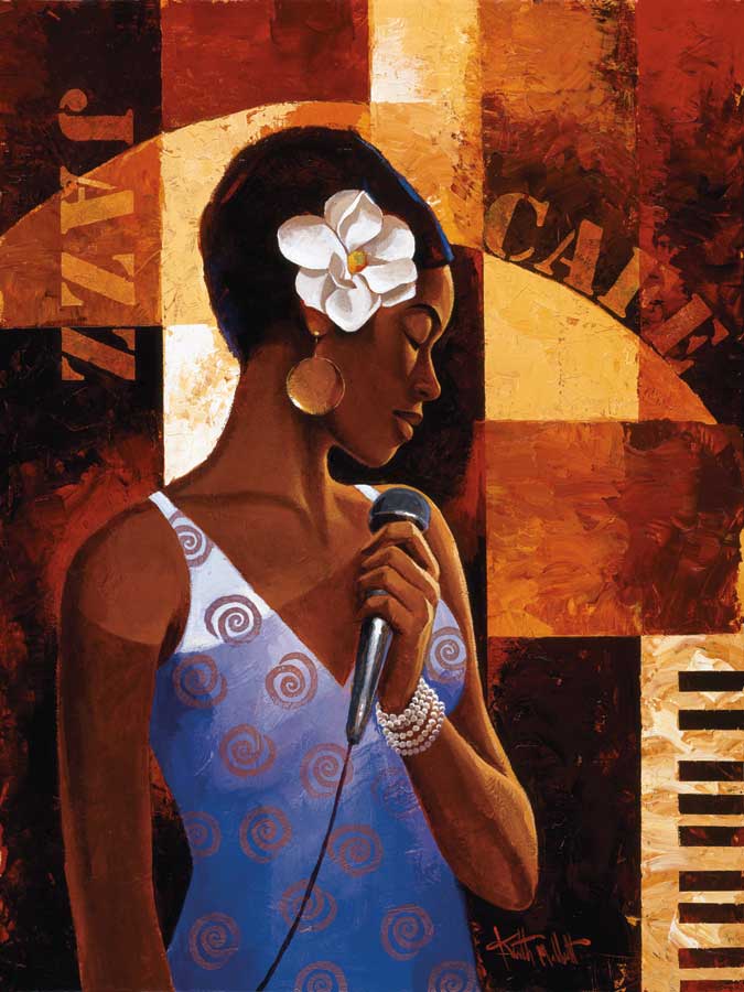 Jazz Cafee by artist  Keith Mallett