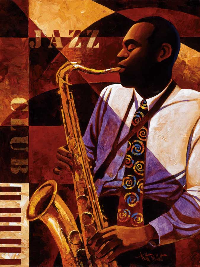 Jazz Club by artist  Keith Mallett