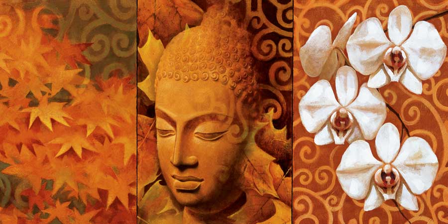 Buddha Panel II by artist  Keith Mallett