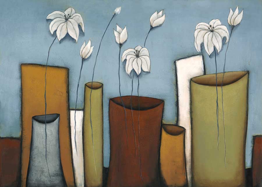Cityscape Floral II by artist  H. Alves