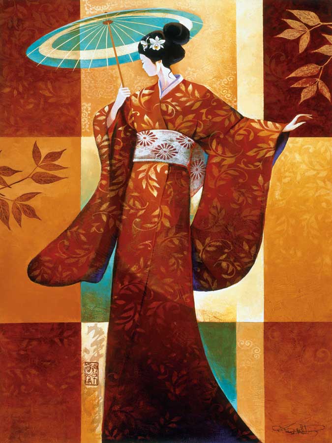 Misaki by artist  Keith Mallett