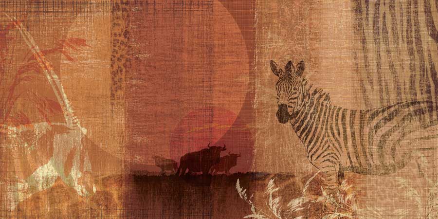 Safari Sunset I by artist  Tandi Venter