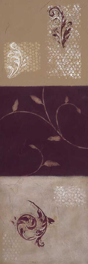 Paisley and Plum I by artist  Rita Vindedzis