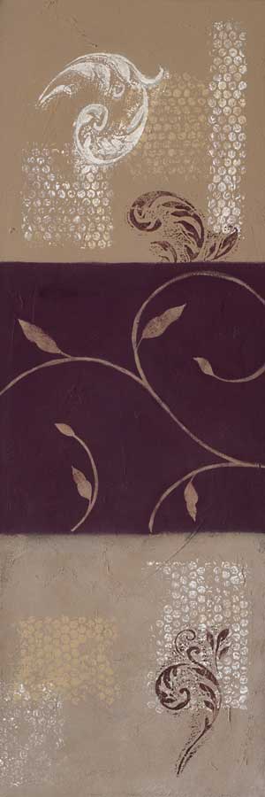 Paisley and Plum II by artist  Rita Vindedzis