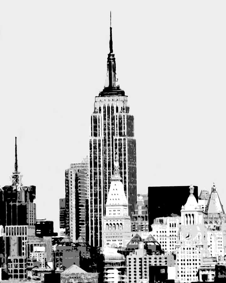 Vintage NY I by artist Boyce Watt