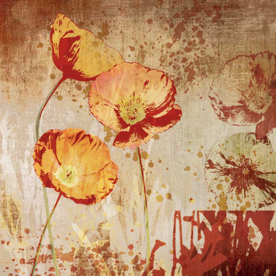 Poppy Heat II by artist Tandi Venter