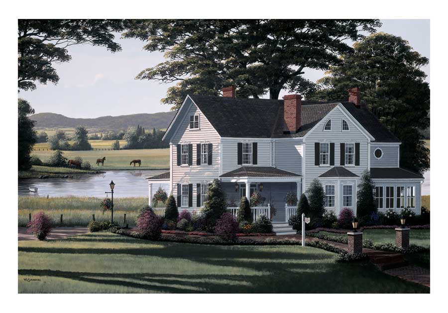 The Country Inn by artist Bill Saunders