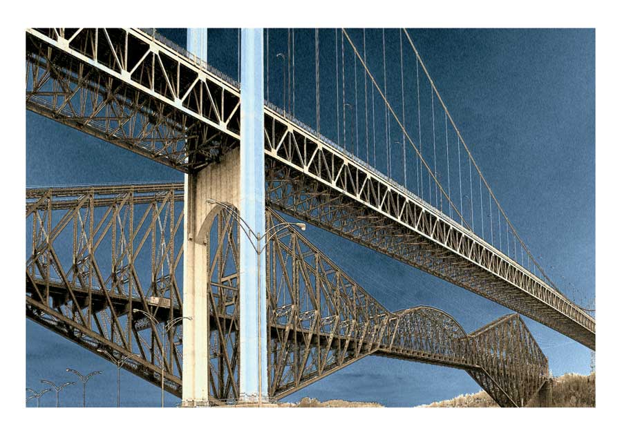 Two Solitudes by artist  LOVIT (Burney Lieberman)