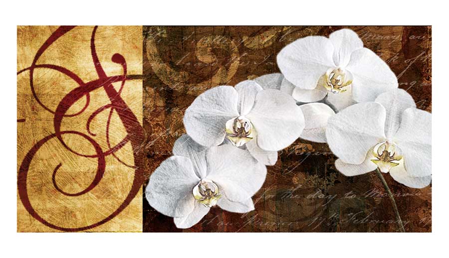 Moonlit Orchids by artist Keith Mallett