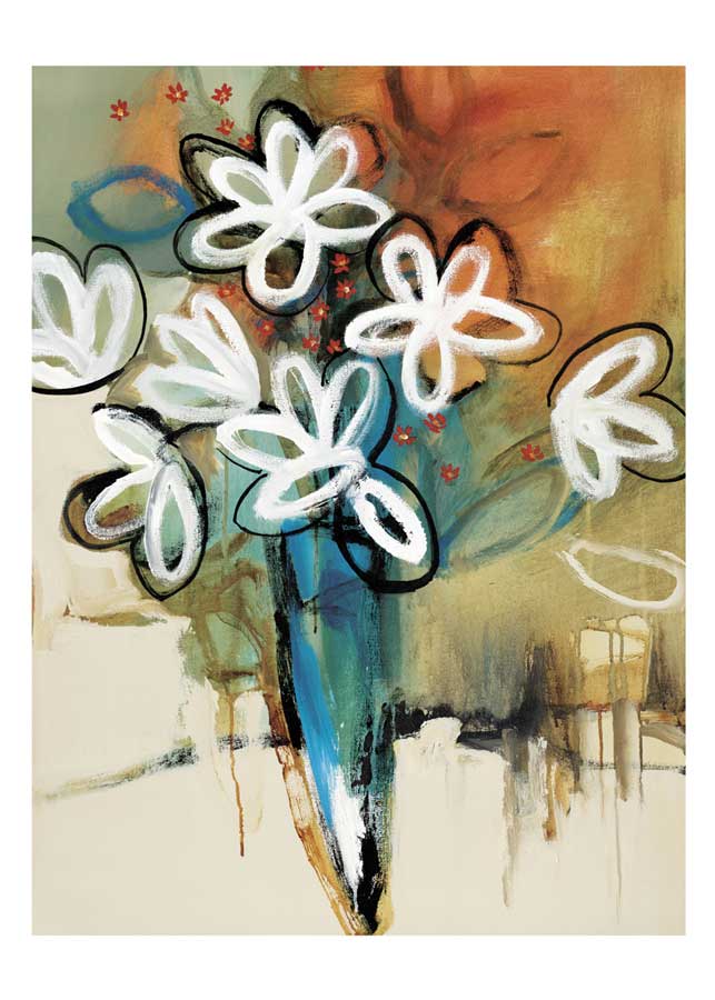 Floral Trance I by artist Natasha Barnes